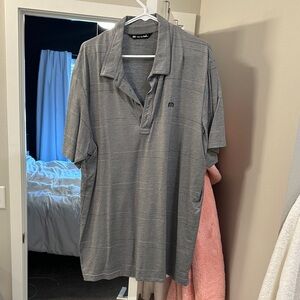 Travis Mathew Gray Polo Shirt